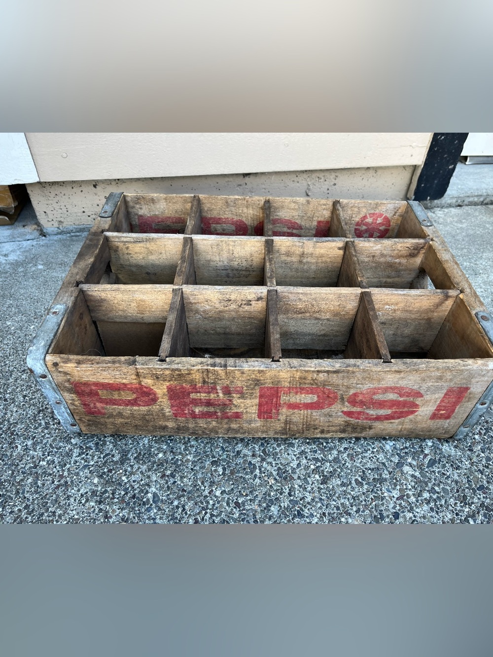 Vintage Wood Pepsi Crate